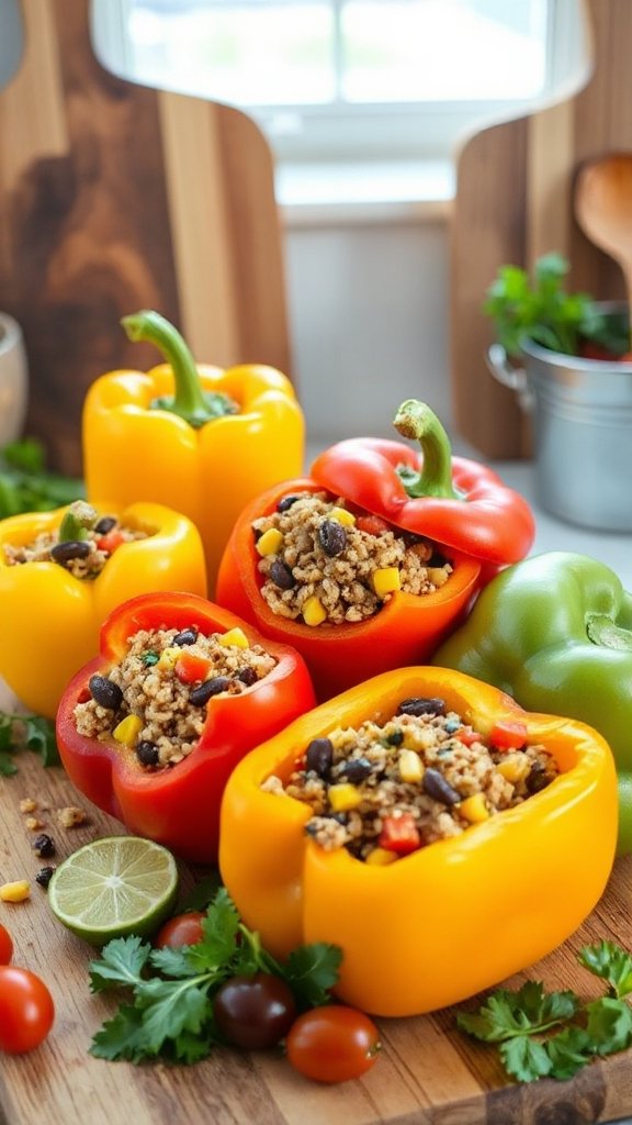 vibrant stuffed bell peppers fjcda vibrant stuffed bell peppers fjcda