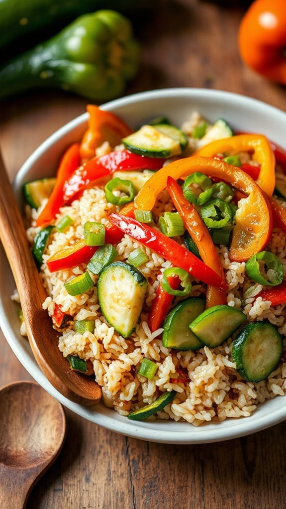 vibrant vegetable fried rice ehiqv
