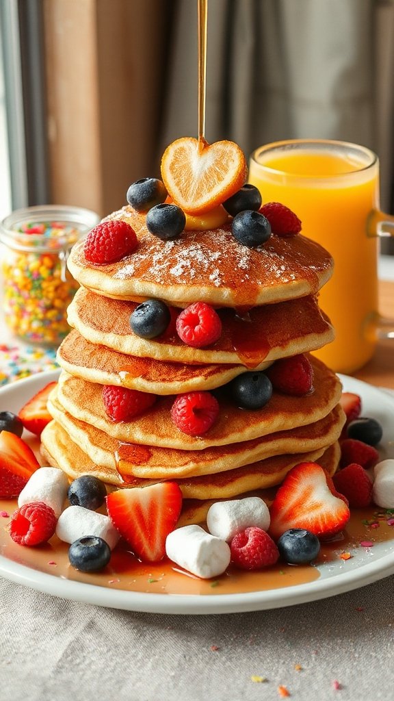 whimsical pancakes with toppings 8il8e 1