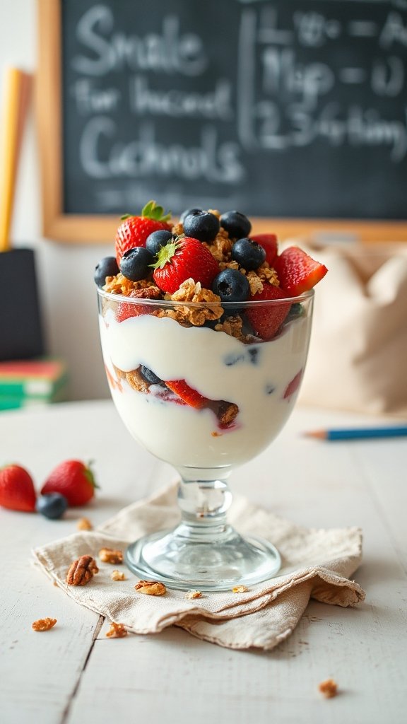 yogurt parfaits with berries x8nrw yogurt parfaits with berries x8nrw