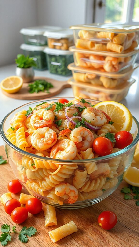 zesty shrimp pasta salad du5tp