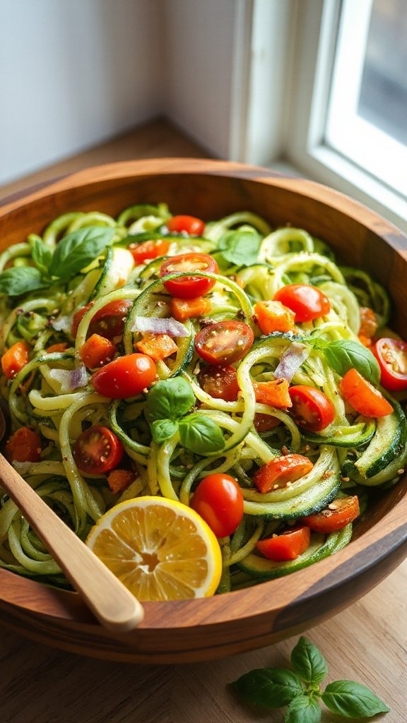 zucchini noodle salad recipe 1llwg zucchini noodle salad recipe 1llwg