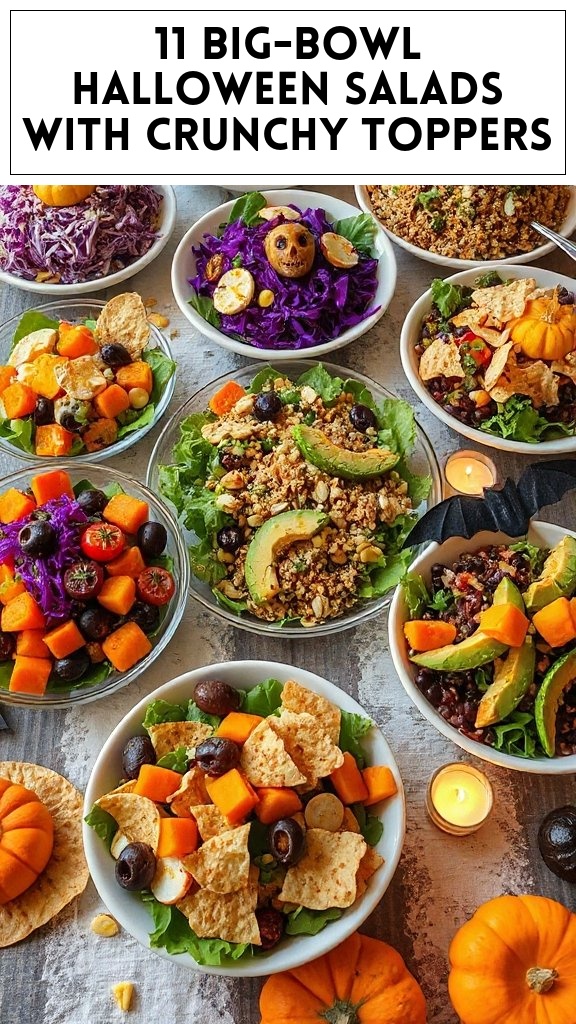 11 Big-Bowl Halloween Salads With Crunchy Toppers