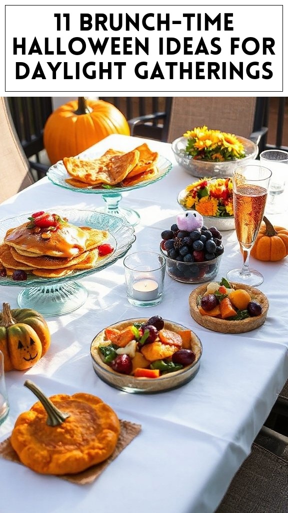 11 Brunch-Time Halloween Ideas For Daylight Gatherings