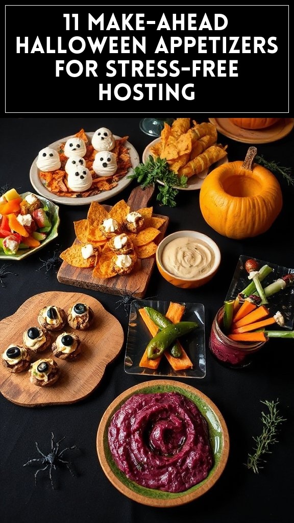 11 Make-Ahead Halloween Appetizers For Stress-Free Hosting