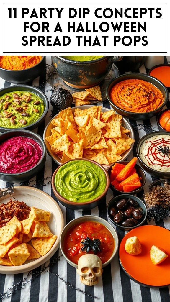 11 Party Dip Concepts For A Halloween Spread That Pops