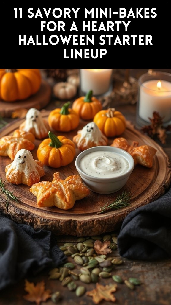 11 Savory Mini-Bakes For A Hearty Halloween Starter Lineup