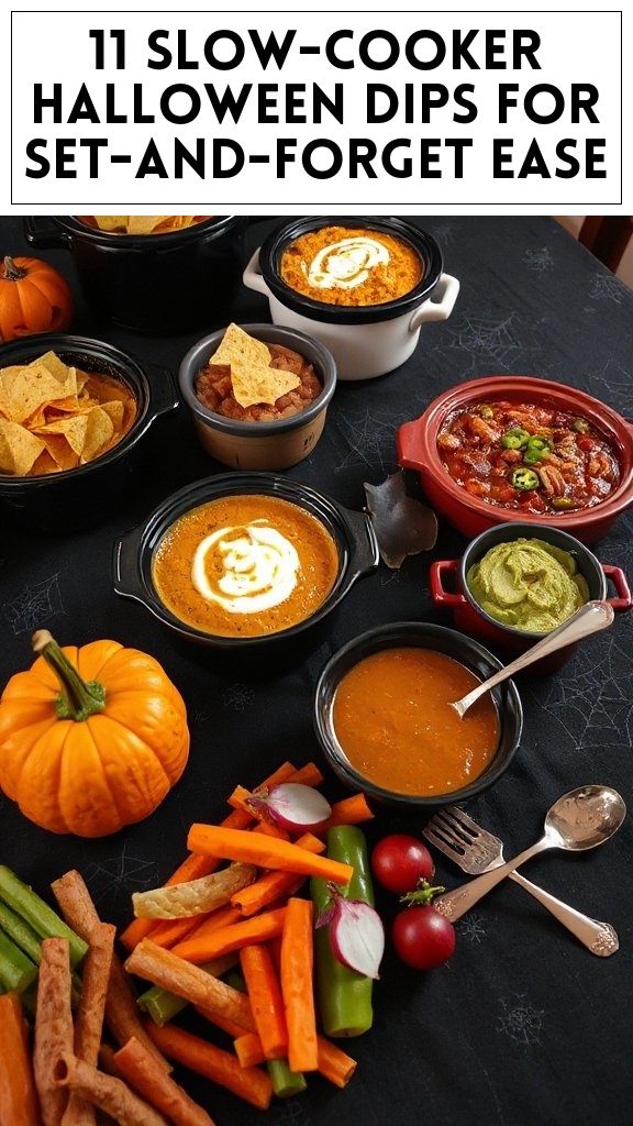 11 Slow-Cooker Halloween Dips For Set-And-Forget Ease