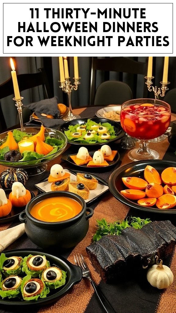 11 Thirty-Minute Halloween Dinners For Weeknight Parties