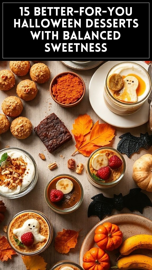 15 Better-For-You Halloween Desserts With Balanced Sweetness