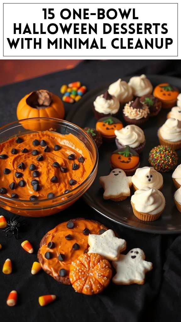 15 One-Bowl Halloween Desserts With Minimal Cleanup