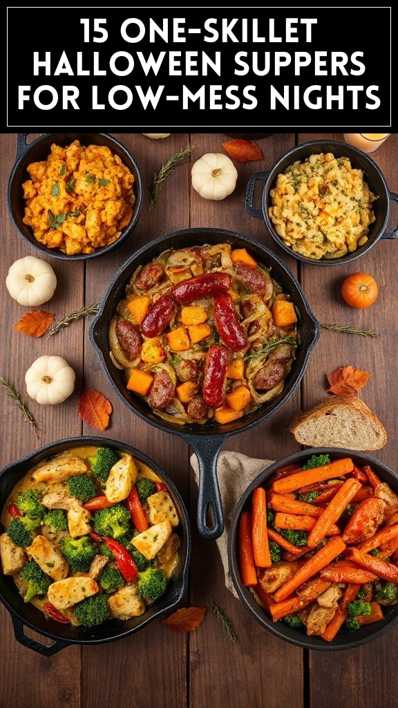 15 One-Skillet Halloween Suppers For Low-Mess Nights