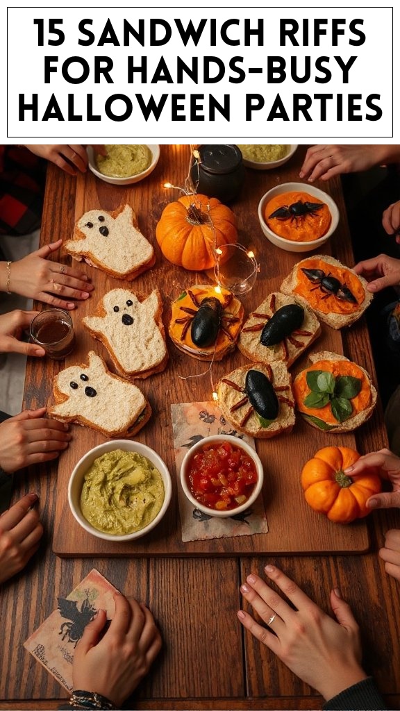 15 Sandwich Riffs For Hands-Busy Halloween Parties