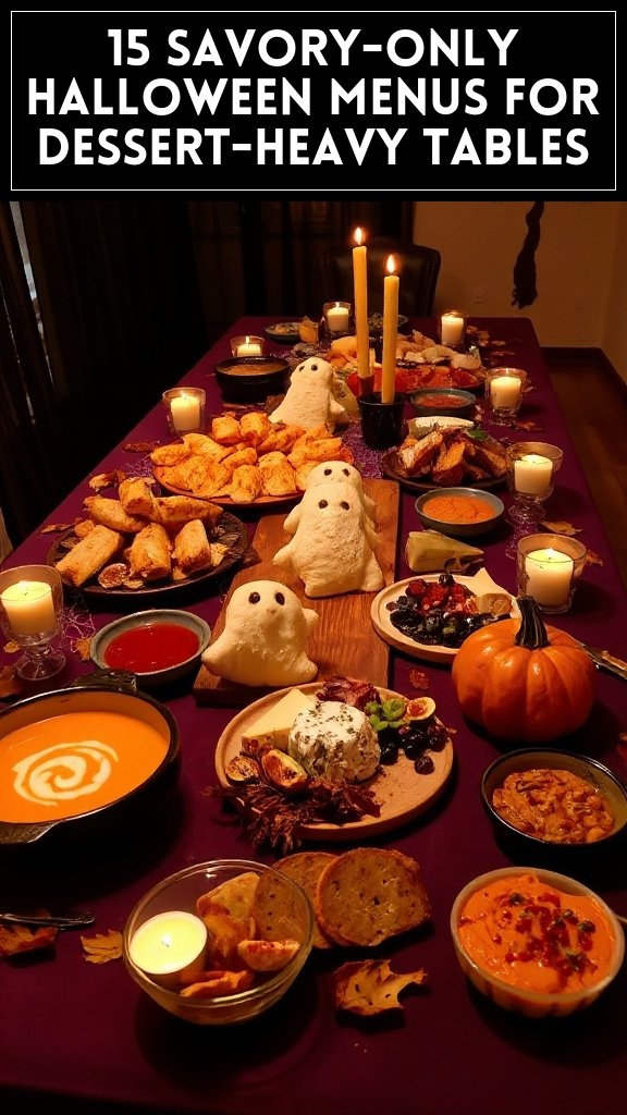 15 Savory-Only Halloween Menus For Dessert-Heavy Tables