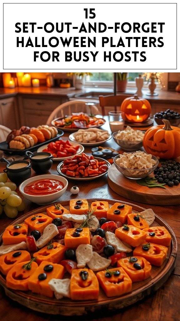 15 Set-Out-And-Forget Halloween Platters For Busy Hosts