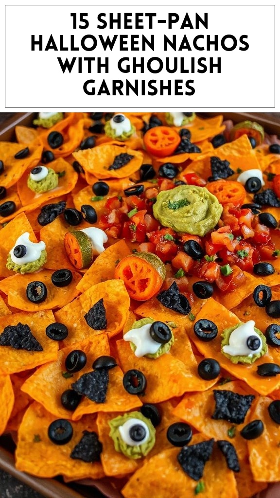 15 Sheet-Pan Halloween Nachos With Ghoulish Garnishes