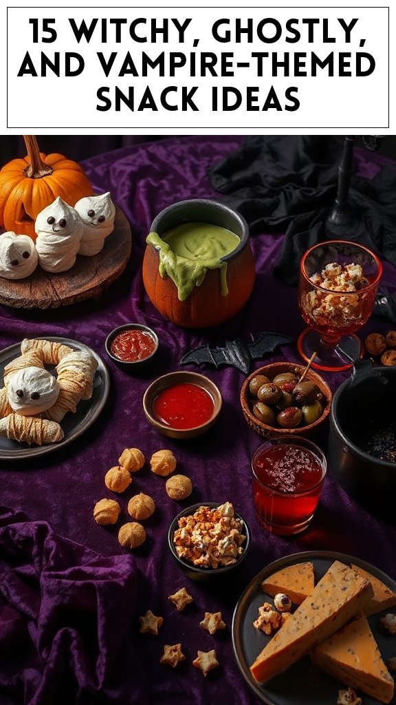 15 Witchy, Ghostly, And Vampire-Themed Snack Ideas