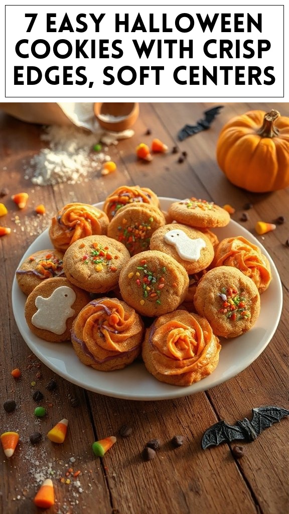 7 Easy Halloween Cookies With Crisp Edges, Soft Centers