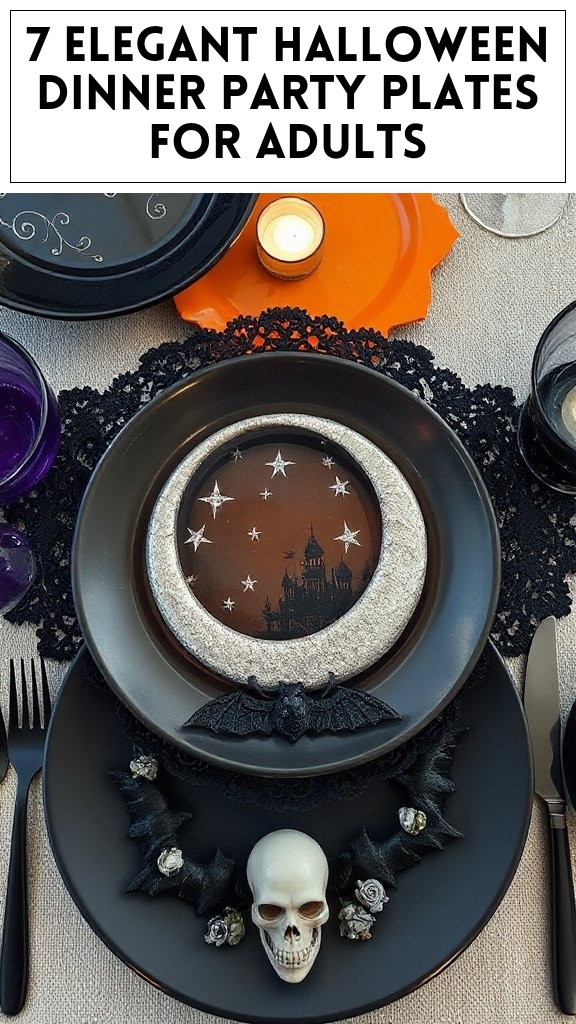 7 Elegant Halloween Dinner Party Plates For Adults