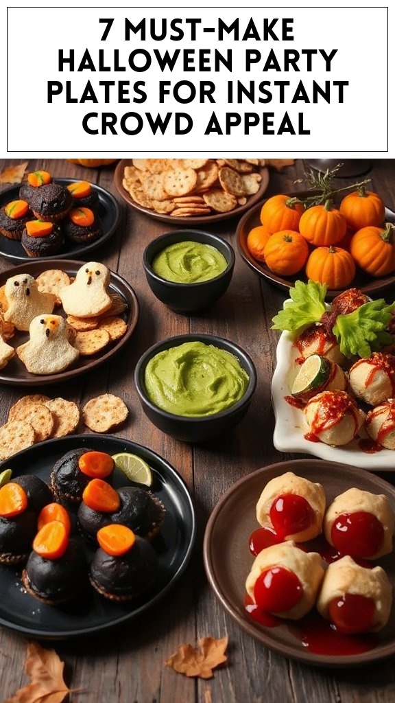 7 Must-Make Halloween Party Plates For Instant Crowd Appeal
