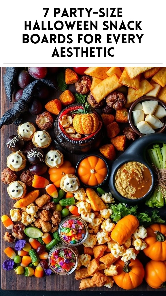 7 Party-Size Halloween Snack Boards For Every Aesthetic