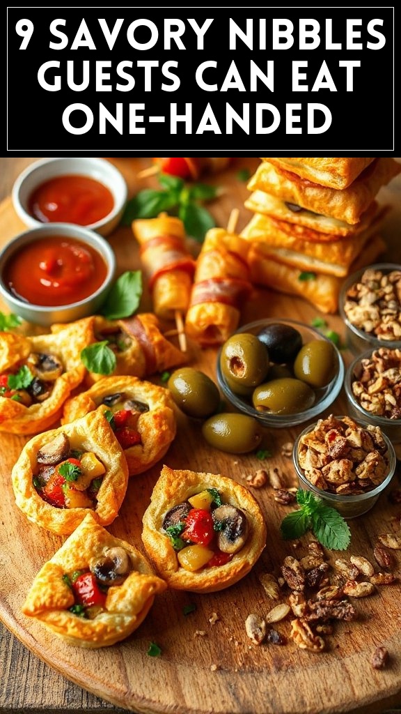 9 Savory Nibbles Guests Can Eat One-Handed