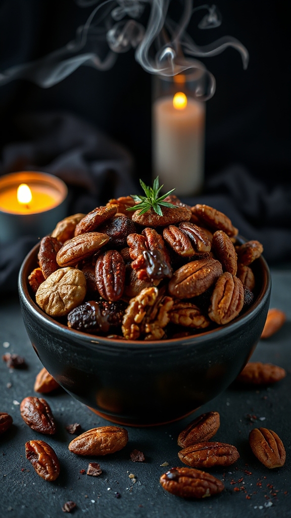 addictive spiced nut snack