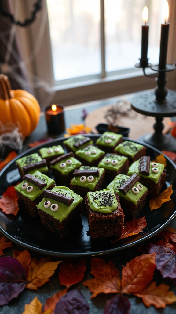 adorable halloween brownie treats