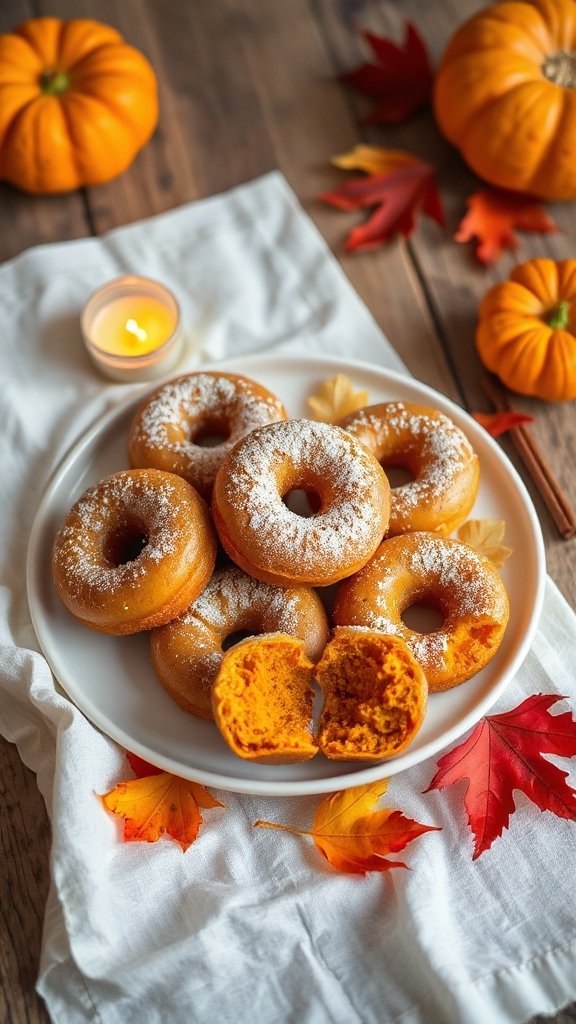air fried pumpkin spice donuts air fried pumpkin spice donuts