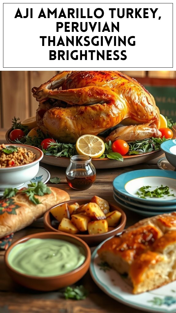 Aji Amarillo Turkey, Peruvian Thanksgiving Brightness