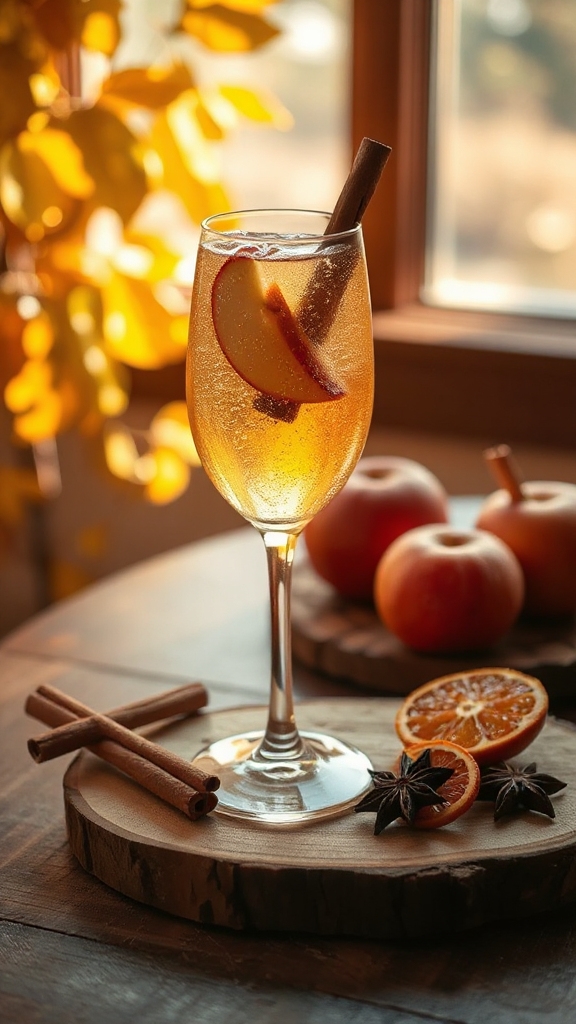 apple cinnamon mimosa recipe