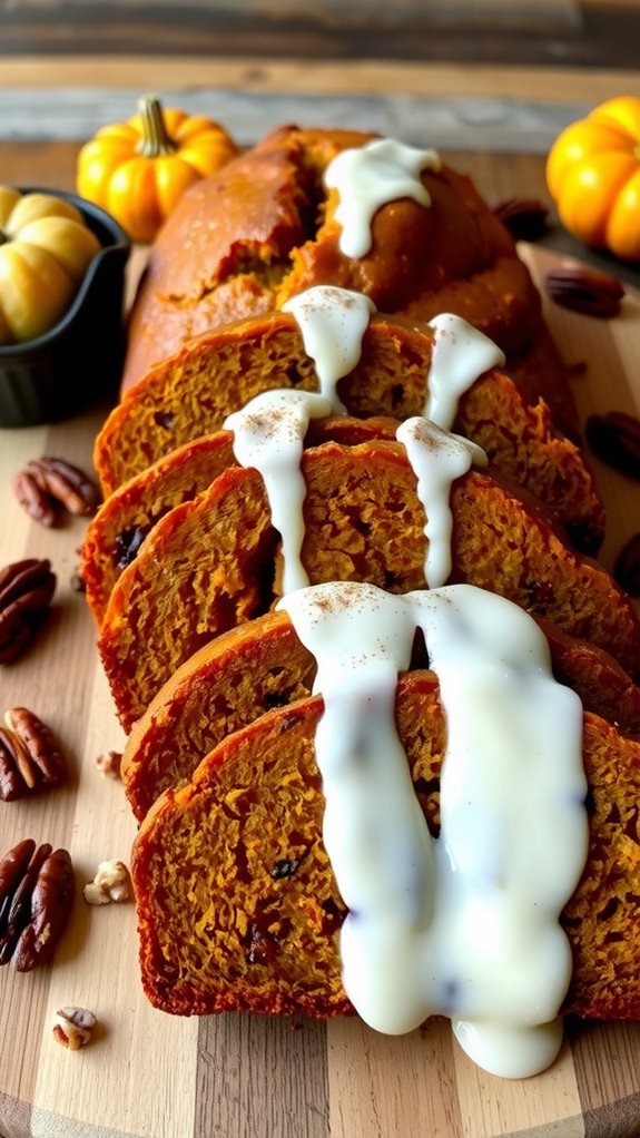 artful pumpkin bread presentation artful pumpkin bread presentation