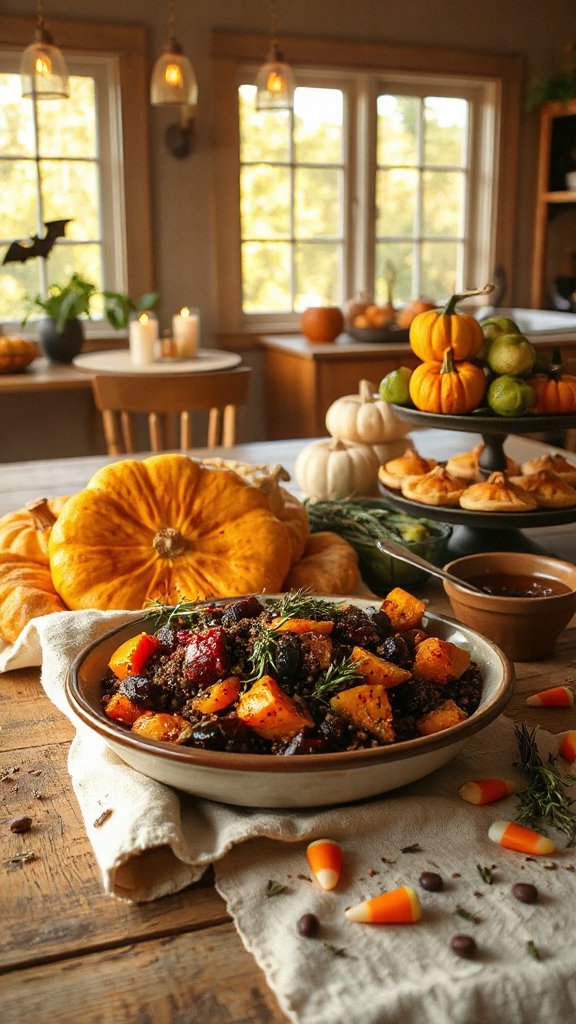 autumn inspired quinoa dish autumn inspired quinoa dish