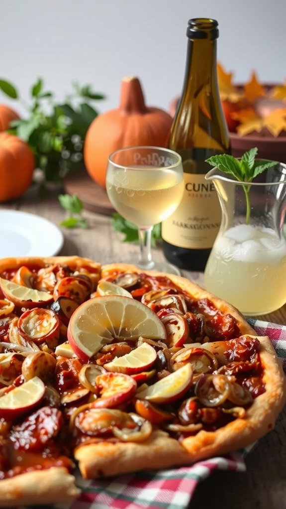 bbq turkey pizza drinks pairing