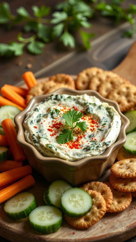 beautiful dip presentation tips