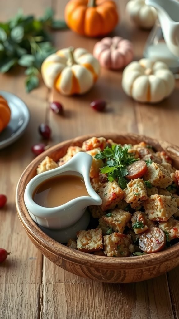 beautiful rustic dish presentation