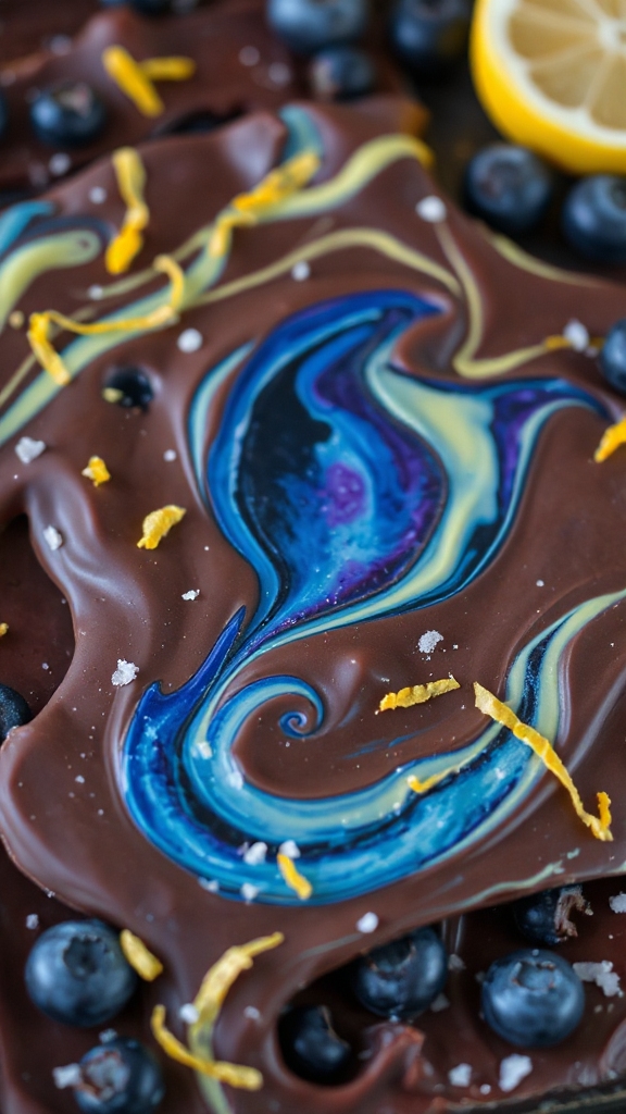 blueberry lemon chocolate bark blueberry lemon chocolate bark