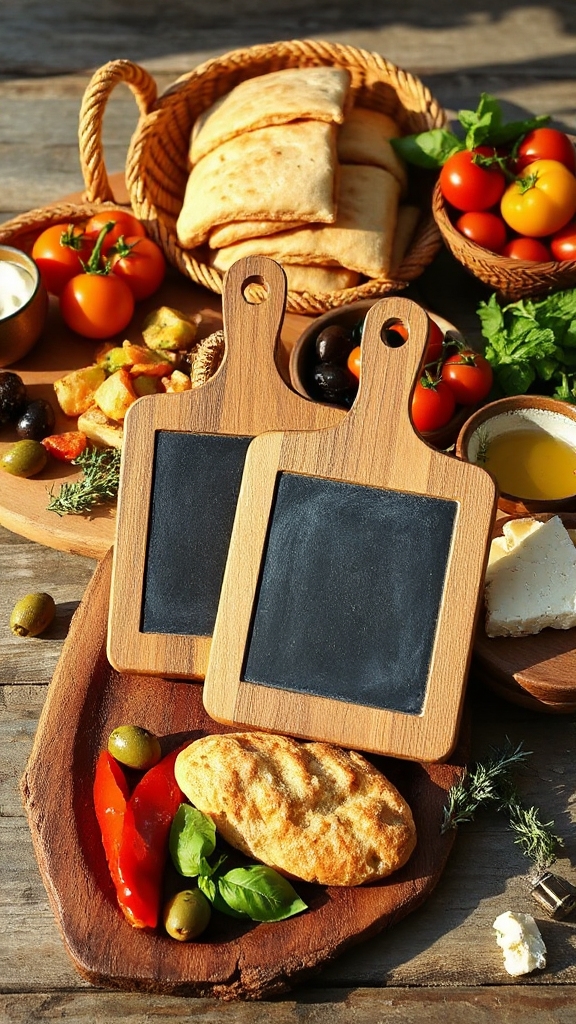 build your own mediterranean flatbread