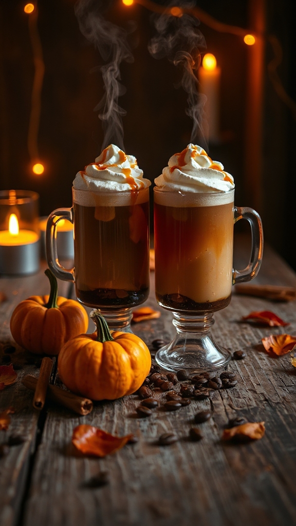 caffeinated autumn pumpkin delight
