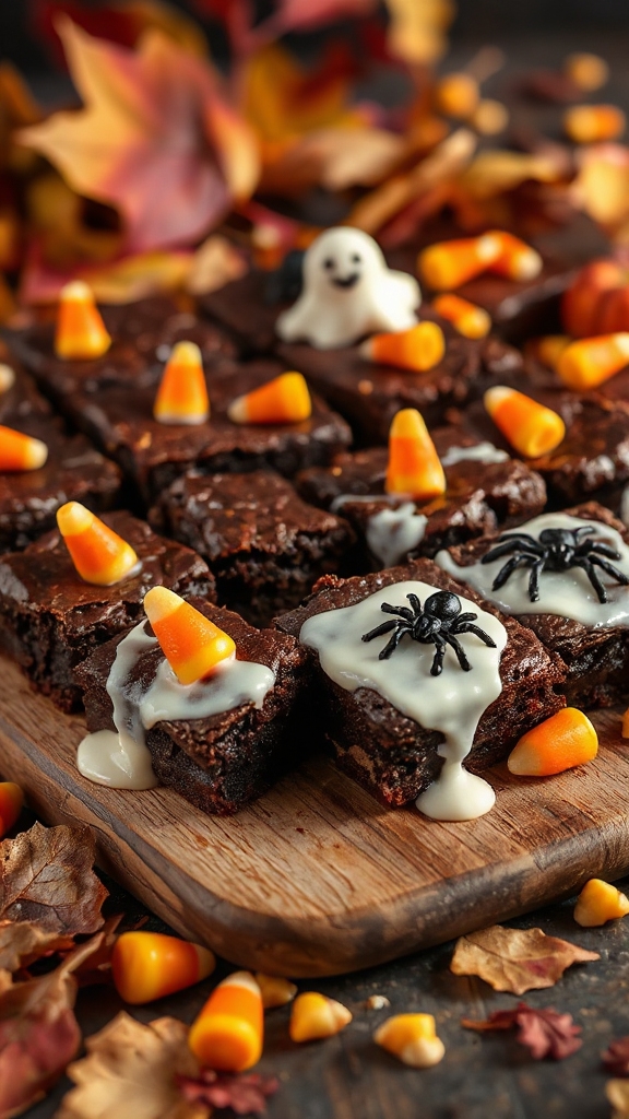candy corn brownies recipe