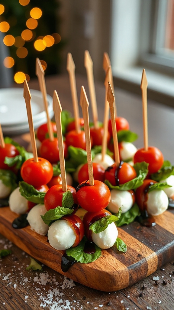 caprese skewers appetizer recipe