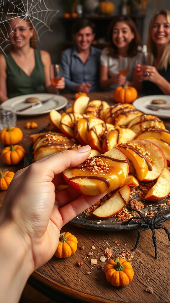 caramel apple finger food caramel apple finger food