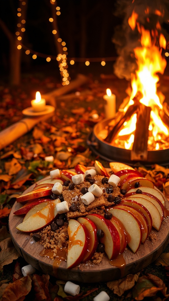 caramel apple nachos delight