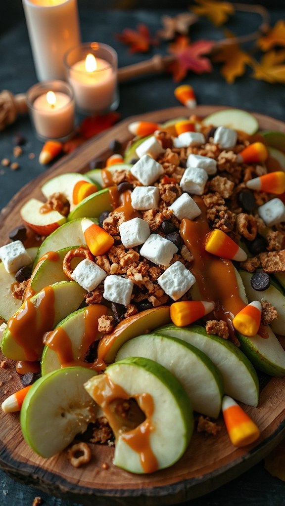 caramel apple nachos delight
