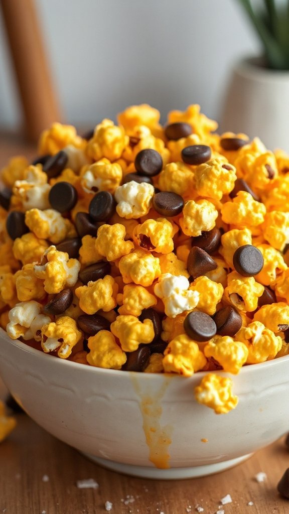cheddar chocolate popcorn delight cheddar chocolate popcorn delight