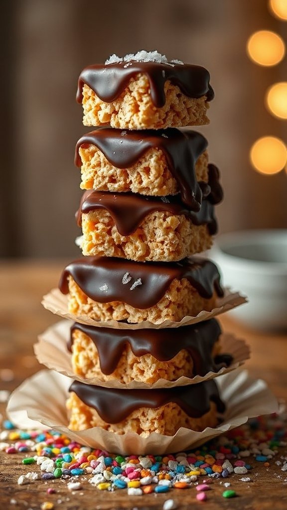chocolate coated rice bites chocolate coated rice bites