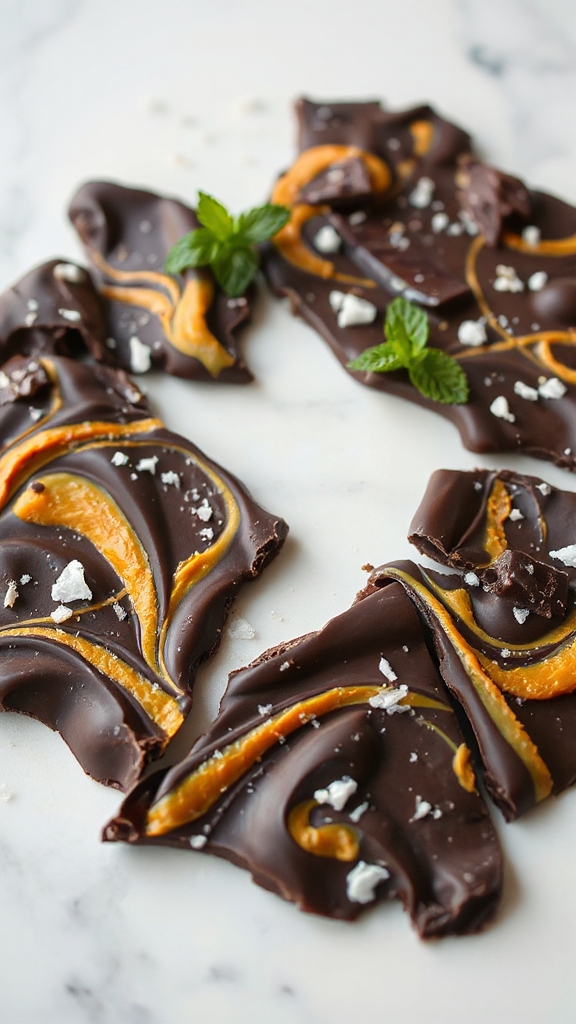 chocolate orange bark delight chocolate orange bark delight