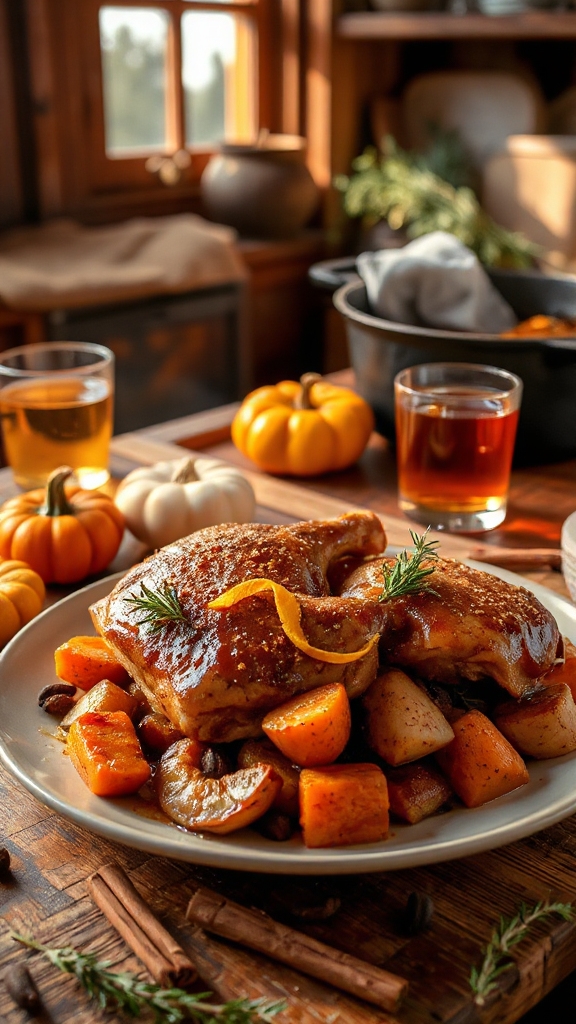 cider braised chicken recipe