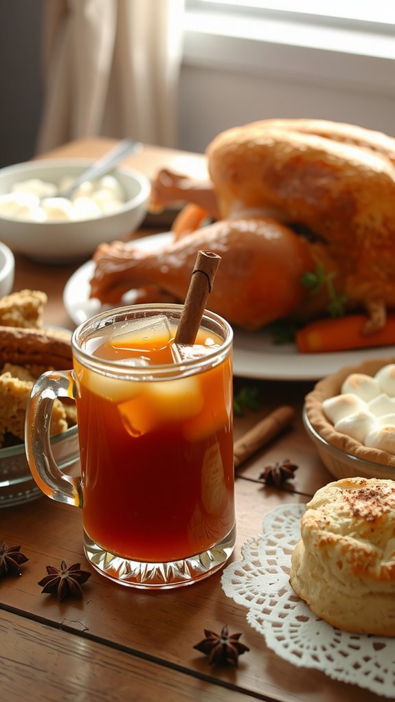 cider complements thanksgiving dishes