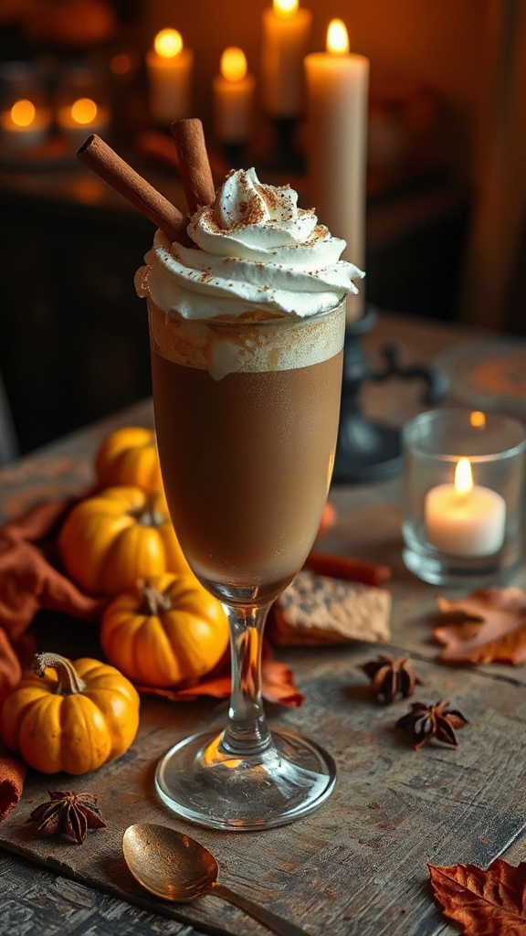 cinnamon chai espresso frappe